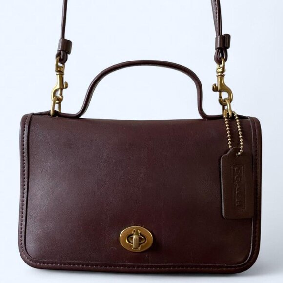 Coach Handbags - Vintage Coach Casino Bag No. 9924 - Mahogany Leather